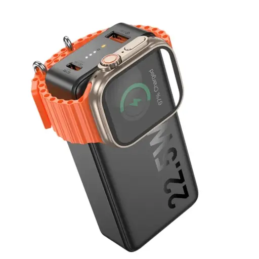 [PB-Q27B] Hoco Power Bank With Watch Charger 10000mAh Q27B