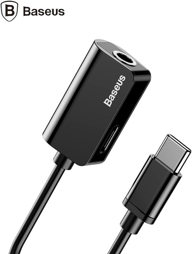 OTG Baseus CATL40 Type-C Male To Type-C Female + 3.5MM Female Adapter L40