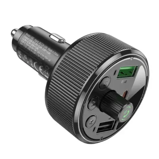[CAC-E82] Hoco Guerrero Car BT FM Transmitter - E82