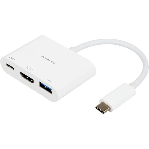 [4008928342932] Converter vivanco USB Type-C HDMI  3-in-1