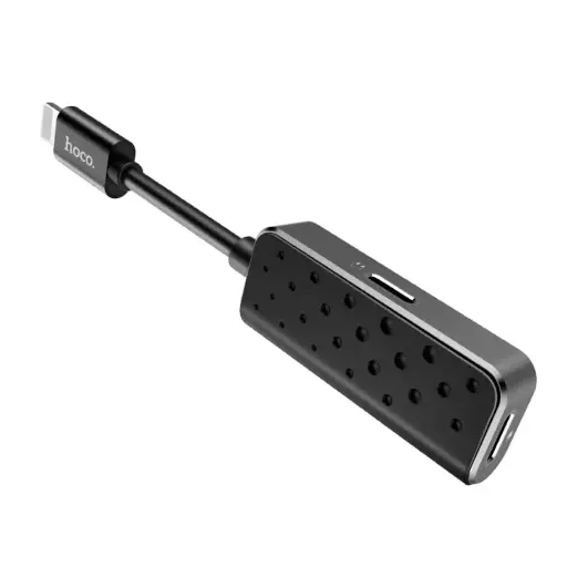 [ls12] Hoco Converter Charging And Audio Port Lightning - LS12