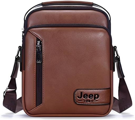 [BAG2] Bag BULUO Leather Brown